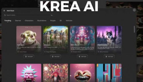 Krea AI - Công cụ tạo hình ảnh và video bằng trí tuệ nhân tạo AI miễn phí