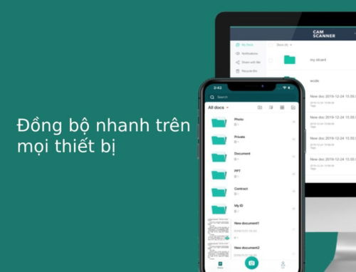 Tính năng đồng bộ hóa tài liệu trên Camscanner 