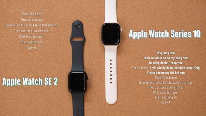 Chọn Apple Watch Series 10, Ultra 2 hay Watch SE 2 về tính năng sức khỏe