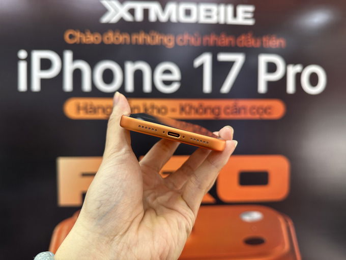 Pin dung lượng 5.000 mAh trên iPhone 17 Pro Max mang lại thời lượng sử dụng lên đến 39 giờ phát video liên tục