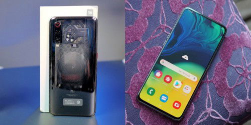 Galaxy A80 với Xiaomi Mi 9 Explorer: Thiết kế nào độc đáo hơn?