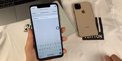 iPhone 11 xuất hiện thực tế với viền vàng giống iPhone Xs