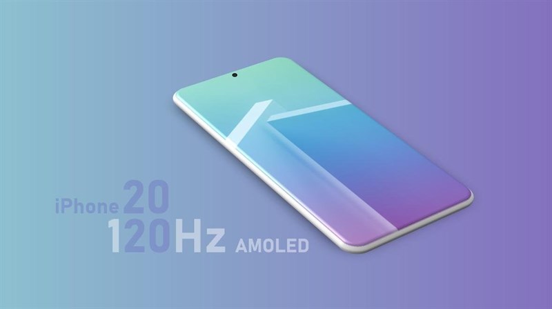 Màn hình iPhone 2020 sẽ có độ làm tươi lên đến 120Hz?