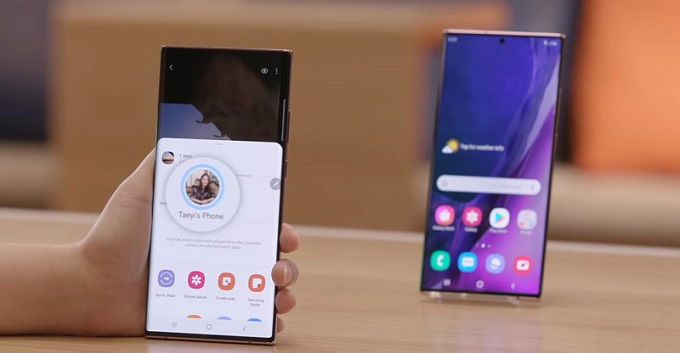 Galaxy Note 20 Ultra là mẫu smartphone android đầu tiên sở hữu tính năng UWB