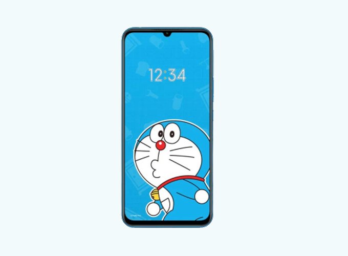 Xiaomi Mi 10 Youth Doraemon cũng đi cùng màn hình AMOLED 6,57 inch.