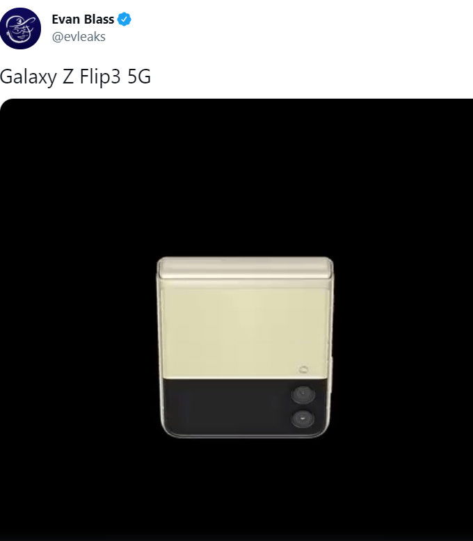 Render mới Galaxy Z Flip 3 rò rỉ