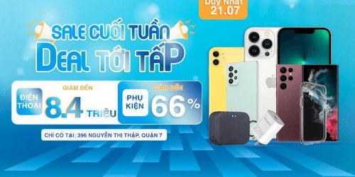 Ưu đãi tới tấp: Điện thoại đồng loạt giảm đến 8,4 triệu tại XTmobile 396 Nguyễn Thị Thập