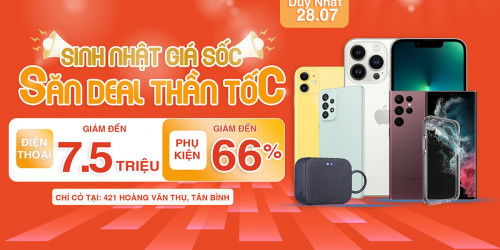 Duy nhất 28/07: Điện thoại đồng loạt giảm đến 7,5 triệu tại XTmobile 421 Hoàng Văn Thụ