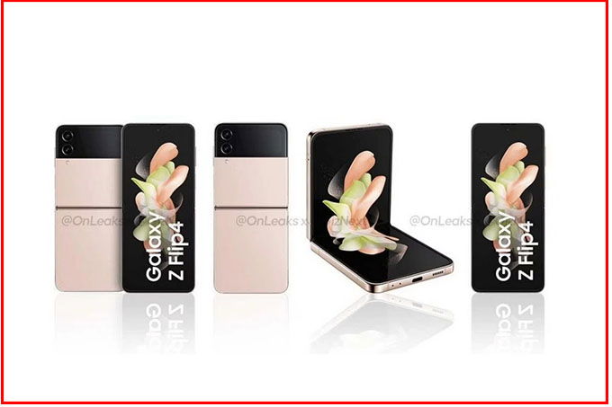 Galaxy Z Flip 4 màu hồng khá ấn tượng