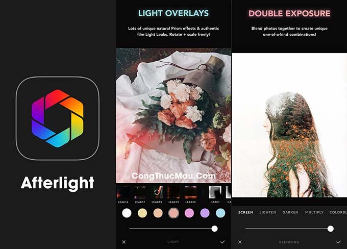 Afterlight - App chỉnh ảnh đẹp có nhiều filter độc đáo miễn phí
