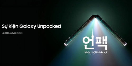 Cách xem sự kiện Galaxy Unpacked 2023 ngày 26/07: Ra mắt Galaxy Z Fold 5, Z Flip 5 và nhiều thiết bị mới