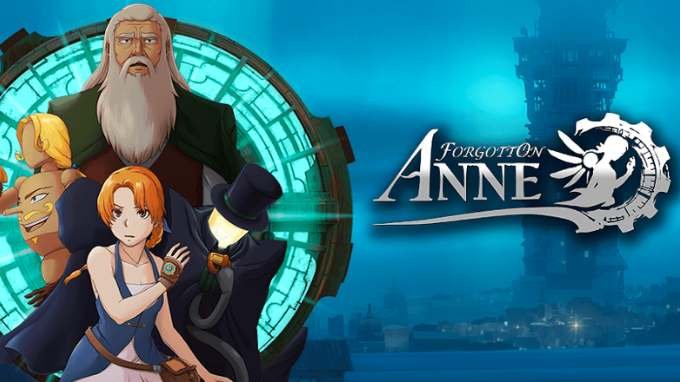 Nhân vật Anne và Master Bonku trong game Forgotton Anne