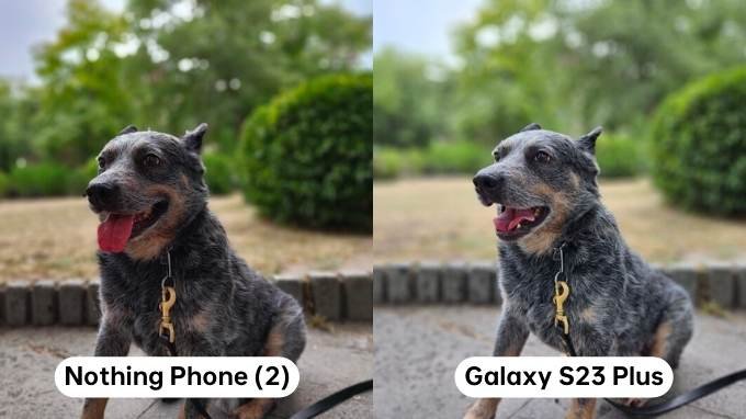 So sánh camera chân dung trên Galaxy S23 Plus và Nothing Phone (2)