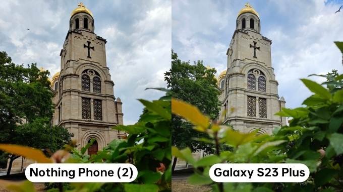 So sánh camera chính giữa Galaxy S23 Plus và Nothing Phone (2)