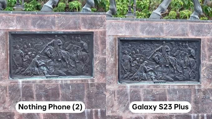 So sánh camera zoom 10X trên Galaxy S23 Plus và Nothing Phone (2)