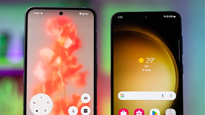 So sánh màn hình Nothing Phone (2) và Galaxy S23 Plus