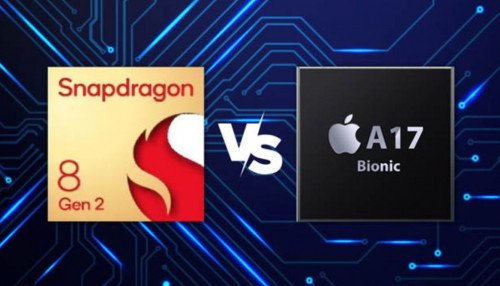So sánh hiệu năng giữa chip Apple A17 Bionic và Snapdragon 8 Gen 2