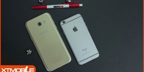 Cùng tầm giá 6 triệu mua iPhone 6S hay Galaxy A7 2017?