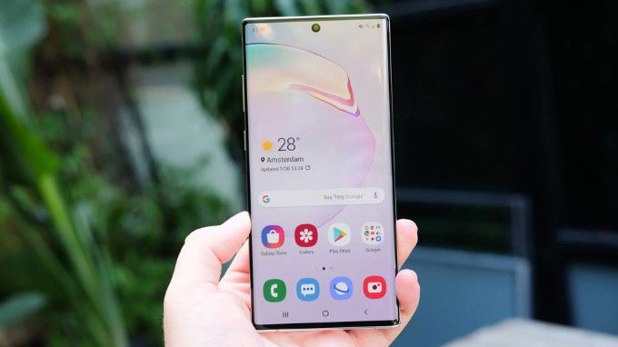 Màn hình của Galaxy Note 10