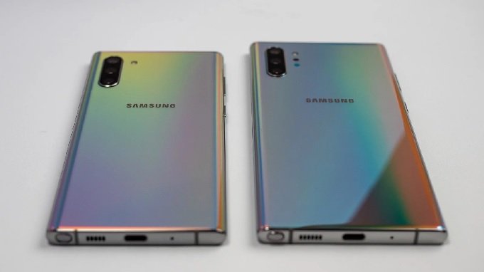 Galaxy Note 10 Plus có màu sắc thay đổi theo góc nhìn