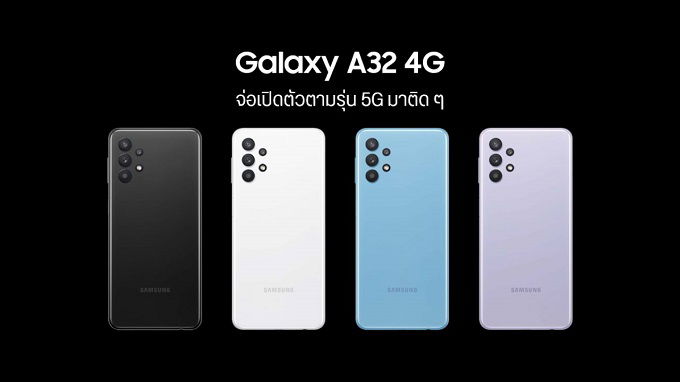 Galaxy A32 4G giống với phiên bản 5G