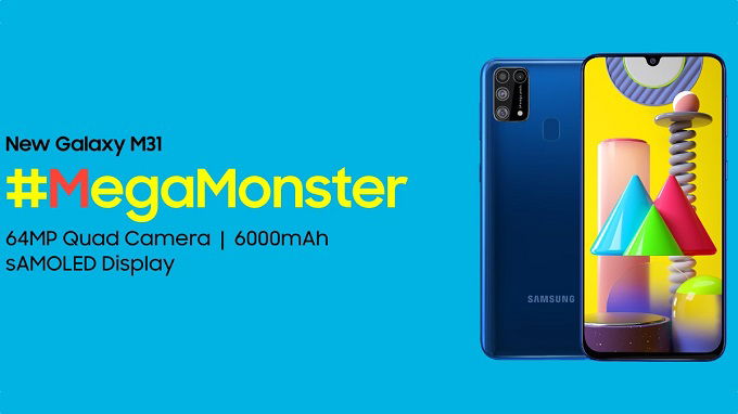 Galaxy M31 Prime khá giống với M31 tiêu chuẩn trước đó