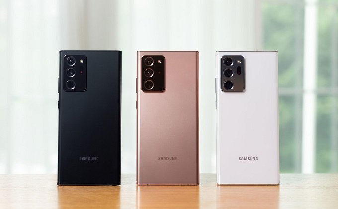 Những màu của Galaxy Note 20 tại thời điểm ra mắt
