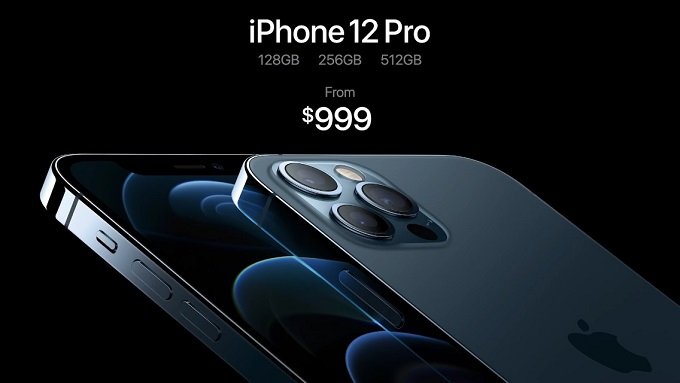 giá khởi điểm của iPhone 12 Pro vẫn không đổi