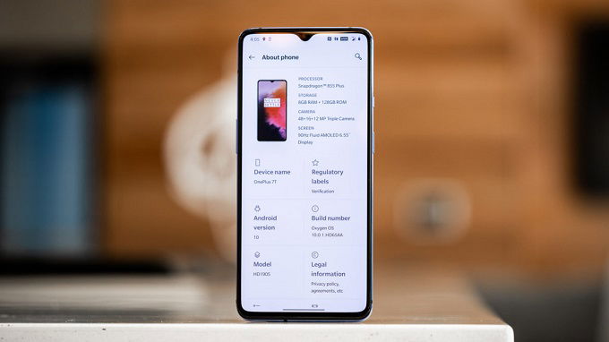 Thông số ấn tượng của OnePlus 7T