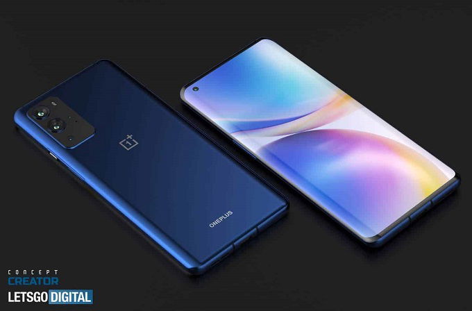 Ảnh render OnePlus 9 Pro