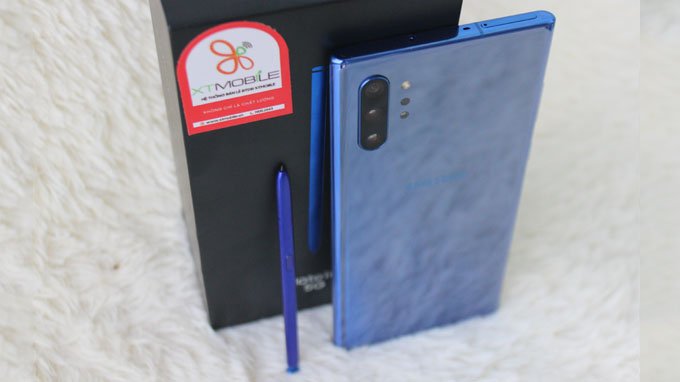 Cấu hình Galaxy Note 10 Plus 5G màu xanh cũng không thua kém gì các flagship hiện nay