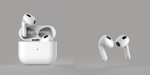 AirPods 3 xuất hiện hình ảnh mới, tương tự AirPods Pro nhưng không có nút silicon