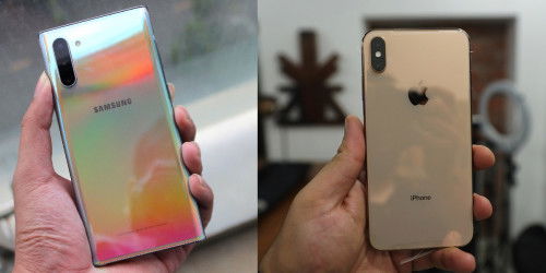 Galaxy Note 10, iPhone Xs so kè: Smartphone nhỏ gọn nào hấp dẫn hơn?