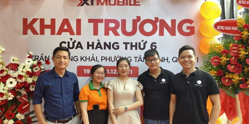 Hình ảnh khai trương cửa hàng XTmobile thứ 6 tại 50 Trần Quang Khải