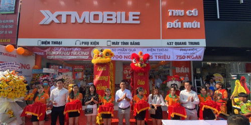 Hình ảnh khai trương cửa hàng XTmobile tại 437 Quang Trung