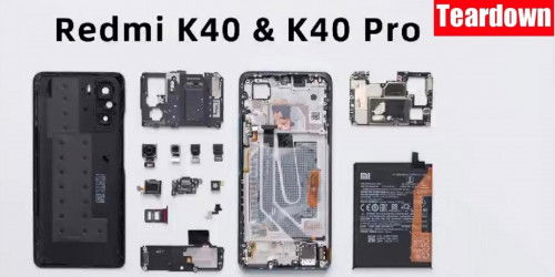 Redmi K40 vừa ra mắt đã bị mổ xẻ, linh kiện bên trong gần như giống hết với phiên bản Pro