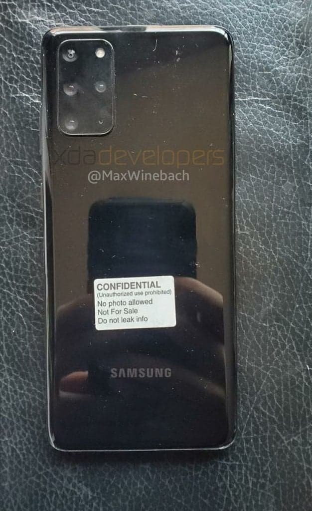 hình ảnh thật của Samsung Galaxy S20 Plus đã bị rò rỉ