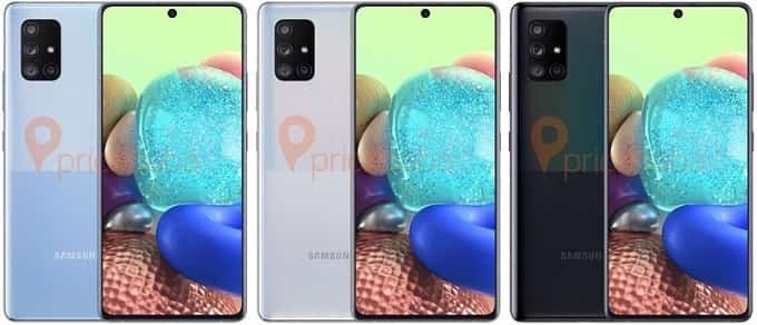 Galaxy A71 5G xuất hiện hình ảnh render rõ nét với tông màu và cách thức hoàn thiện mới