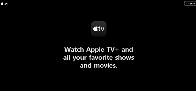 Giao diện đăng ký Apple TV trên web của Apple