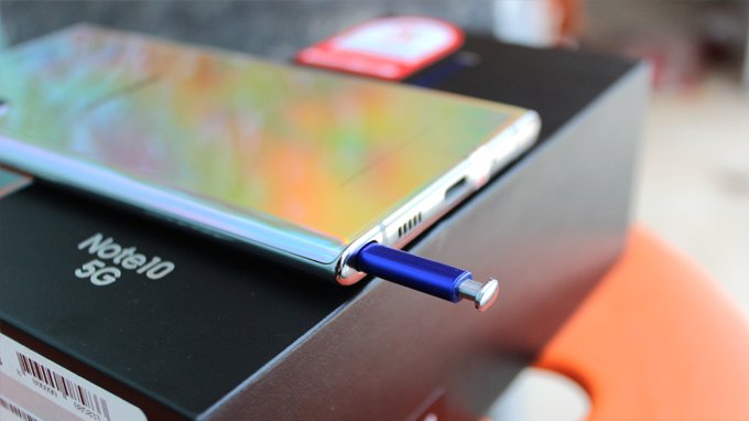 Chiếc bút trên Galaxy Note 10 5G 256GB cũ cực kỳ nhạy