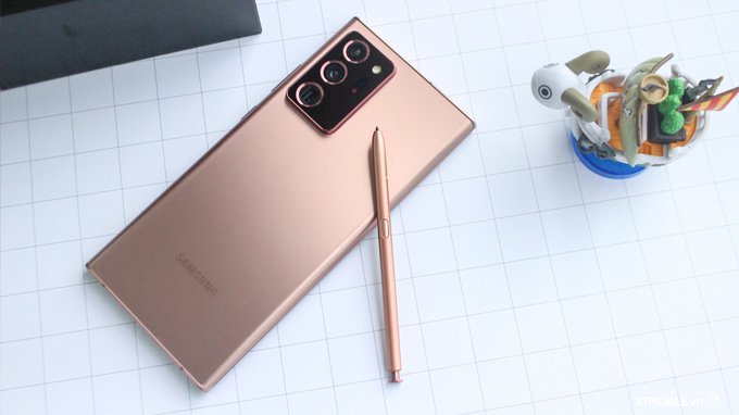 Bút S-Pen trên Galaxy Note 20 Ultra 2 sim thật sự xuất sắc
