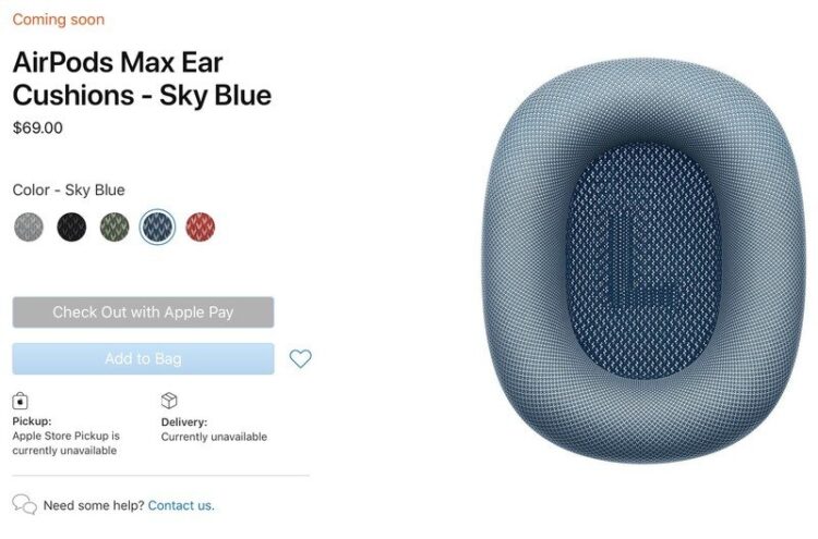 Chi phí thay đệm tai cho AirPods Max là bao nhiêu, con số khiến bạn ngỡ ngàng