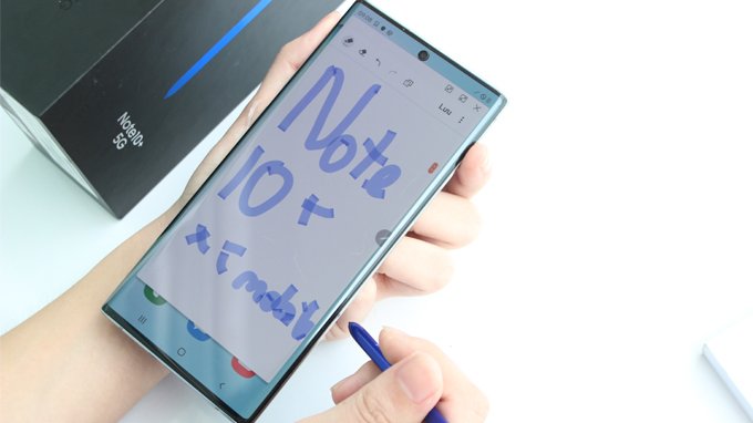 Bút Spen Galaxy Note 10 Plus đã được nâng cấp và hỗ trợ thêm nhiều tính năng 