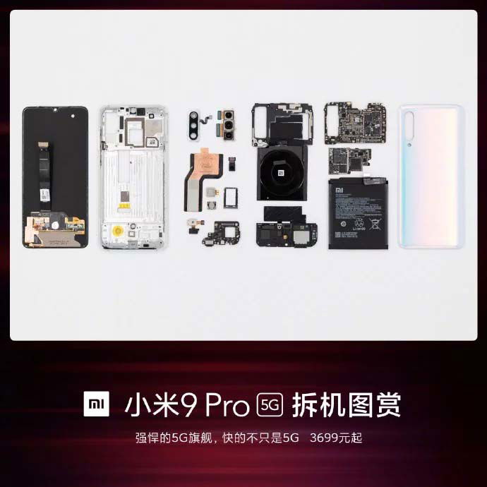 Mổ bụng bên trong điện thoại Xiaomi Mi 9 Pro 5G có gì thú vị?