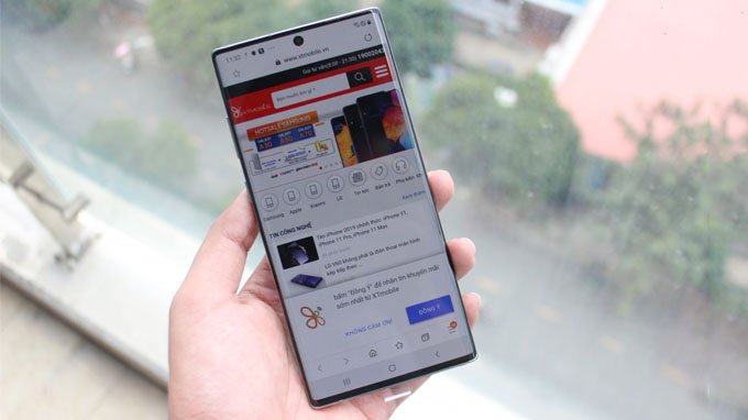 Samsung đã cải thiện chất lượng hình ảnh và độ chính xác màu trên màn hình Note 10 Plus 5G