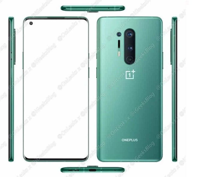 OnePlus 8 Pro lộ diện phiên bản màu xanh độc đáo