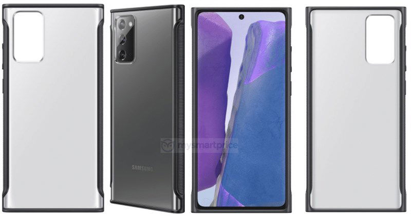 Tổng thể thiết kế Galaxy Note 20 lộ diện hoàn toàn thông qua ốp lưng trong suốt vừa rò rỉ