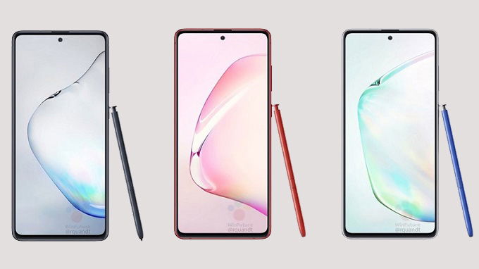 Galaxy Note 10 Lite sẽ được trang bị tấm nền Super AMOLED 6.7 inch 