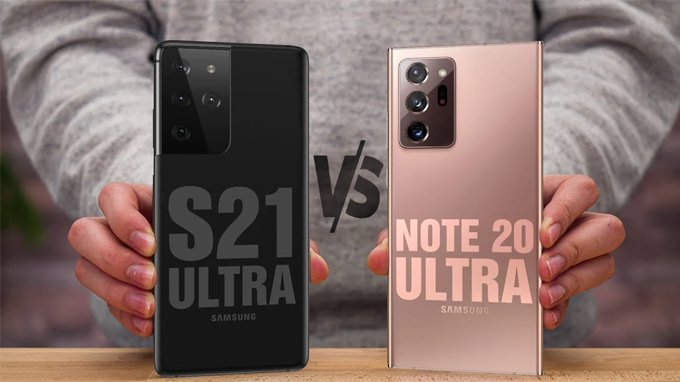 So sánh Galaxy S21 Ultra và Galaxy Note 20 Ultra thiết kế