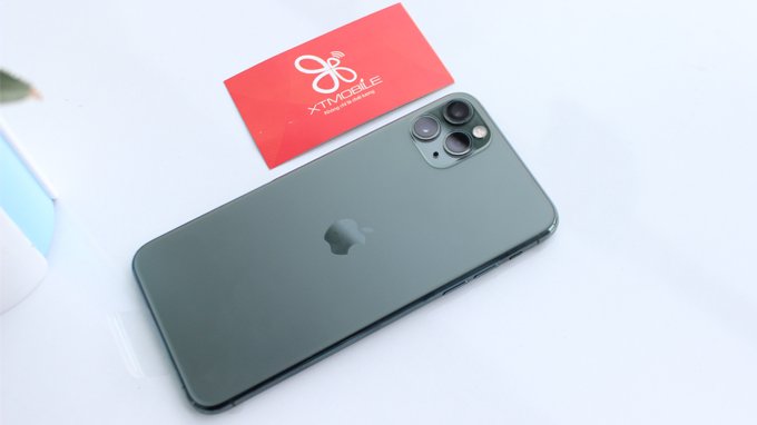 Điện thoại iPhone 11 Pro Max 64GB lock sở hữu khung thép không gỉ, kết hợp với kính cường lực ở cả 2 mặt